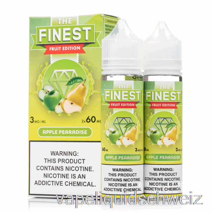 Apfel-Birnen-Radiese - Die Feinste Frucht-Edition - 120ml 3mg Vape Ohne Nikotin